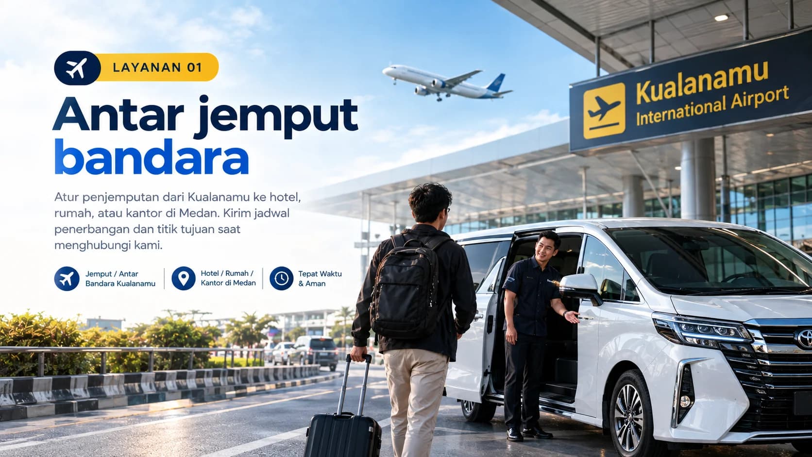 Antar jemput Bandara Kualanamu