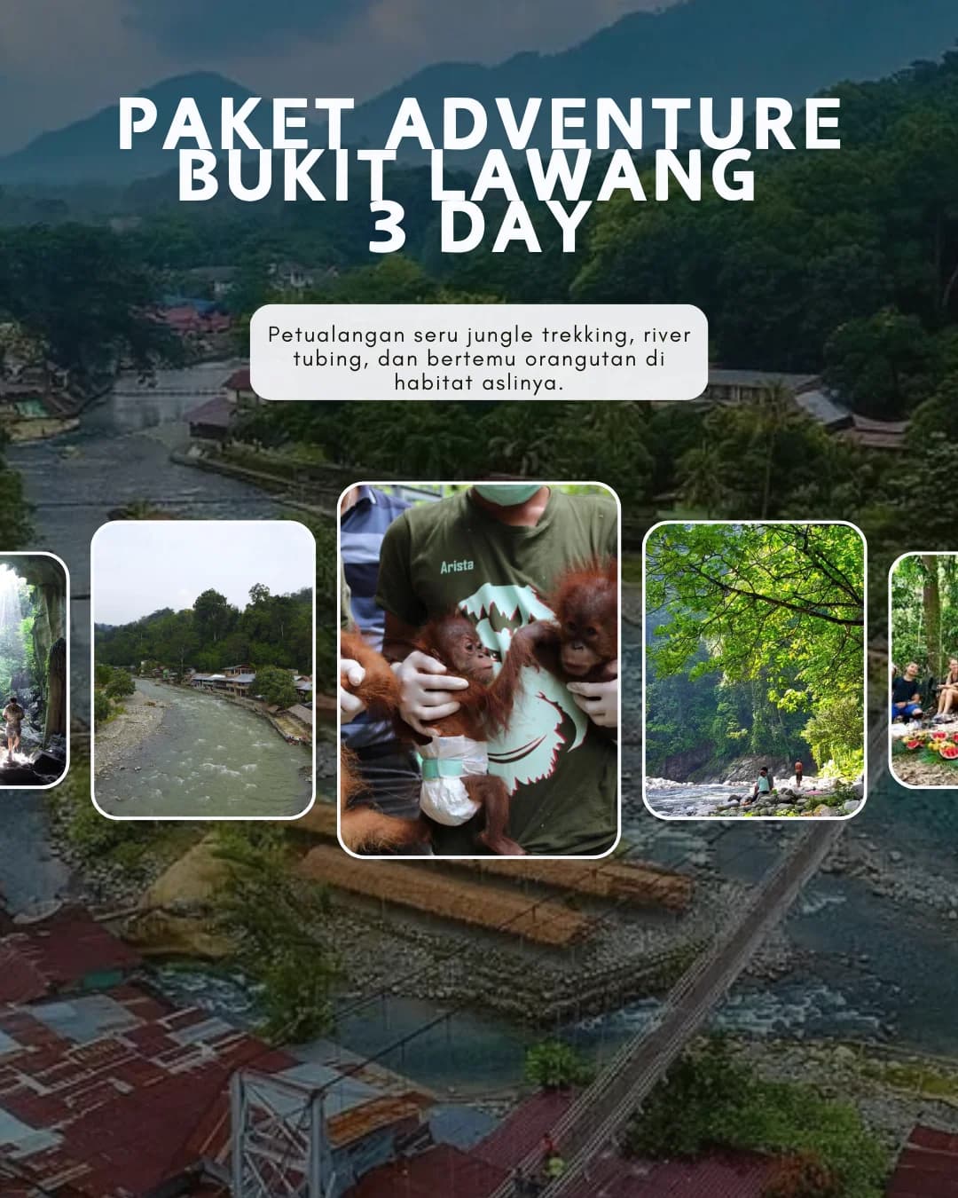 Paket Adventure Bukit Lawang 3 Hari